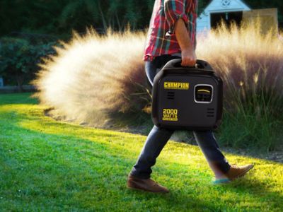 Image showing 6 th Champion Power Equipment 2,000/1,700 W Gasoline Powered Ultra-Light Portable Inverter Generator