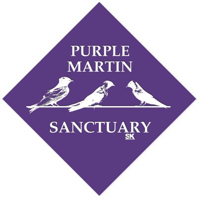 S&K Purple Martin PVC Sign, 12 in. x 12 in.