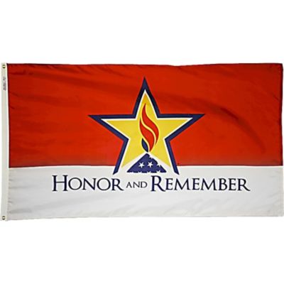 Image showing  Honor and Remember Nylon Flag, 4 ft. x 6 ft.