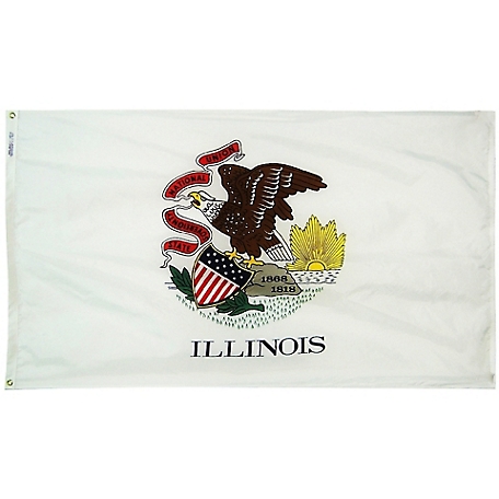 Annin Illinois State Flag, 3 ft. x 5 ft.