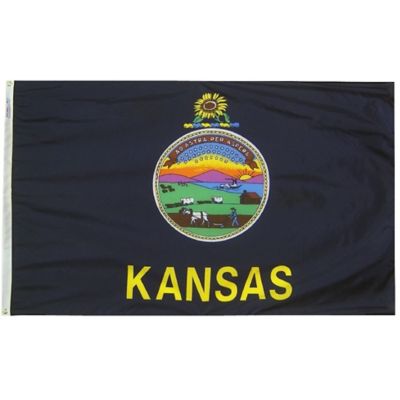 Annin Kansas State Flag, 3 ft. x 5 ft.