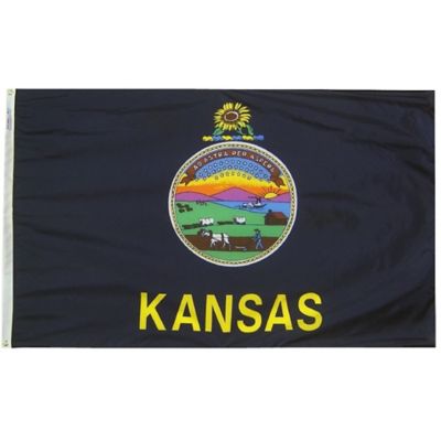 Annin Kansas State Flag, 4 ft. x 6 ft.