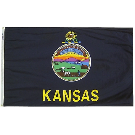 Annin Kansas State Flag, 4 ft. x 6 ft.