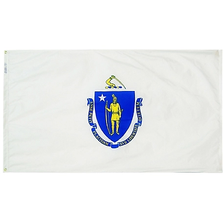 Annin Massachusetts State Flag, 3 ft. x 5 ft.