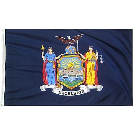 Annin New York State Flag, 3 ft. x 5 ft.