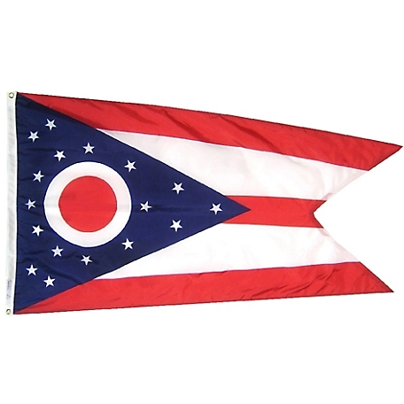Annin Ohio State Flag, 3 ft. x 5 ft.