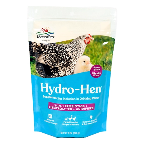 Manna Pro Hydro Hen Poultry Drinking Water Supplement, 8 oz.