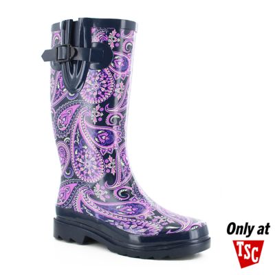 rubber rain boots