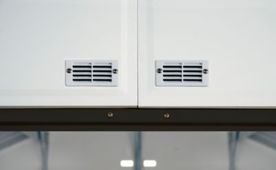 Image showing 8 th Arrow 10 ft. x 8 ft. EZEE Steel Shed, Cream Charcoal