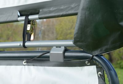 Image showing 8 th ShelterLogic 12 ft. x 12 ft. Enclosure Kit for Corral Shelter, Corral Shelter and Panels Not Included, Green