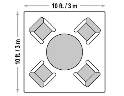 Image showing 4 th Arrow 10 ft. x 10 ft. Attached Carport/Patio Cover