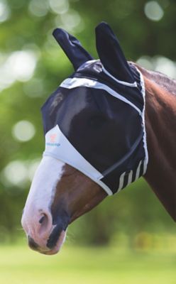 Shires Fine Mesh Horse Fly Mask with Ears