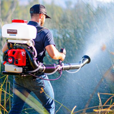 Image showing  3.7 gal. Gas-Powered Turbo Backpack Mosquito Fogger Leaf Blower for Pest Control, 3 HP