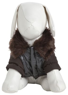 Image showing  Ultra Fur Track-Collared Metallic Ultra Fur Insulated Dog Jacket