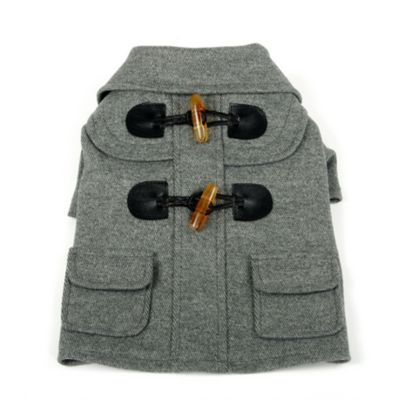 Image showing  Military Static Riveted Fashion Collared Wool Dog Coat