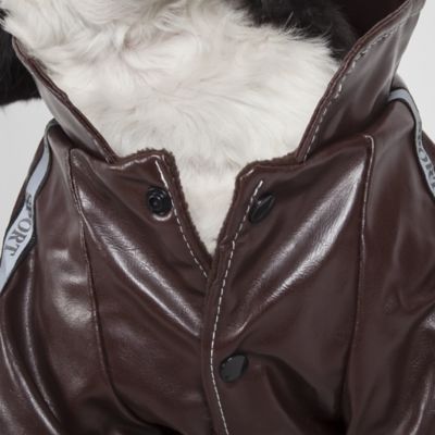 Image showing  Wuff-Rider Fashion Suede Stitched Dog Jacket