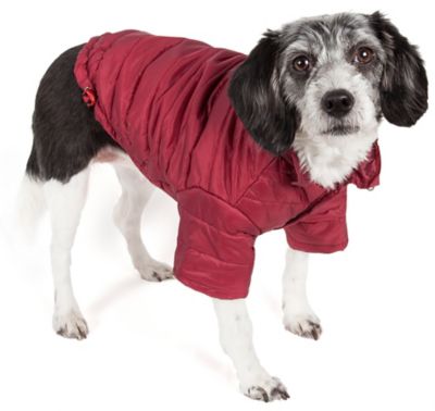 Image showing 1 th Pet Life Sporty Avalanche Lightweight Adjustable Dog Jacket with Hood