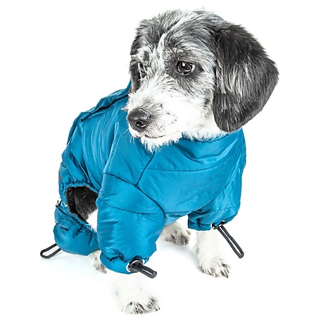 Helios Thunder-Crackle Full-Body Waded-Plush Adjustable and 3M Reflective Dog Jacket