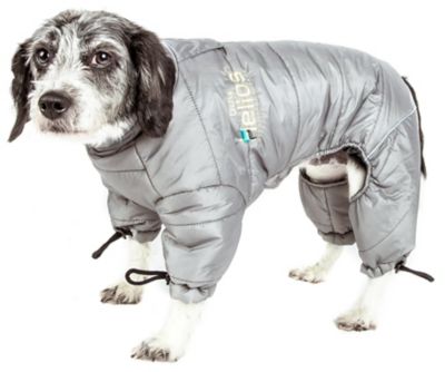 Helios Thunder-Crackle Full-Body Waded-Plush Adjustable and 3M Reflective Dog Jacket