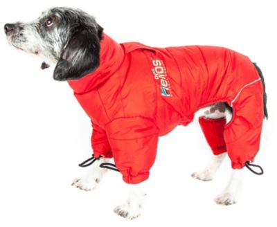 Helios Thunder-Crackle Full-Body Waded-Plush Adjustable and 3M Reflective Dog Jacket