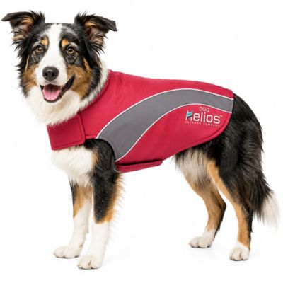 Helios Octane Softshell Neoprene Satin Reflective Dog Jacket with Blackshark Technology