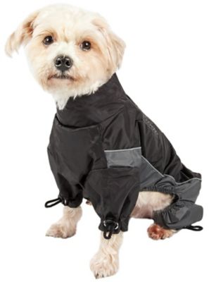 Touchdog Quantum-Ice Full-Bodied Adjustable and 3M Reflective Dog Jacket with Blackshark Technology