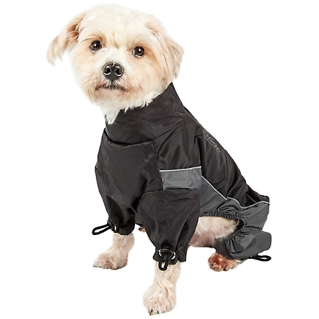 Touchdog Quantum-Ice Full-Bodied Adjustable and 3M Reflective Dog Jacket with Blackshark Technology