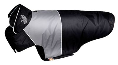 Touchdog Lightning-Shield Waterproof 2-in-1 Convertible Dog Jacket with Blackshark Technology