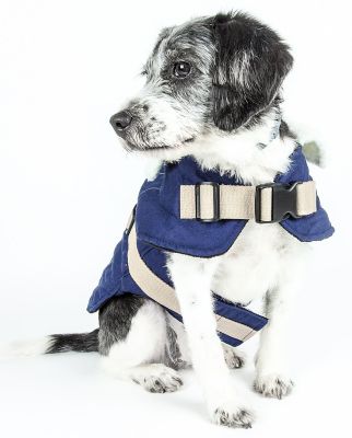 Touchdog Original Sherpa-Bark Designer Fashion Fleece Dog Coat -  JKTD7BLXS