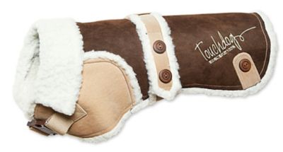 Touchdog Original Sherpa-Bark Designer Fashion Fleece Dog Coat -  JKTD7BRSM