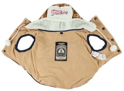 Image showing  Snowadayz Pom Pom Hooded Fashion Dog Jacket