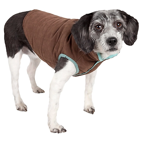 Touchdog Waggin Swag Ultra-Plush Insulated Reversible Dog Coat