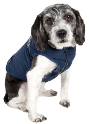 Touchdog Waggin Swag Ultra-Plush Insulated Reversible Dog Coat -  JKTD9BLXS