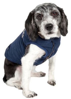Touchdog Waggin Swag Ultra-Plush Insulated Reversible Dog Coat