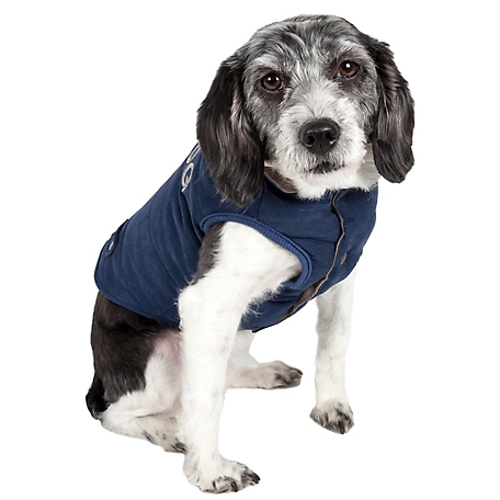 Touchdog Waggin Swag Ultra-Plush Insulated Reversible Dog Coat