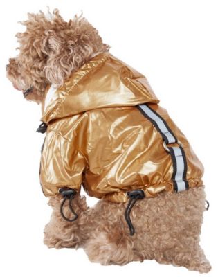 Image showing  Reflecta-Sport Multi-Adjustable Reflective Weather-Proof Dog Raincoat with Hood