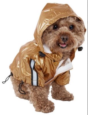 Image showing  Reflecta-Sport Multi-Adjustable Reflective Weather-Proof Dog Raincoat with Hood