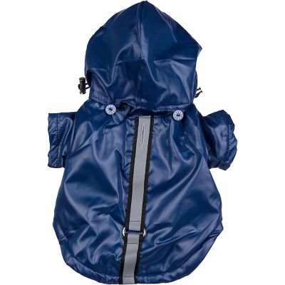 Image showing 2 th Pet Life Reflecta-Sport Adjustable Reflective Weatherproof Dog Raincoat with Hood