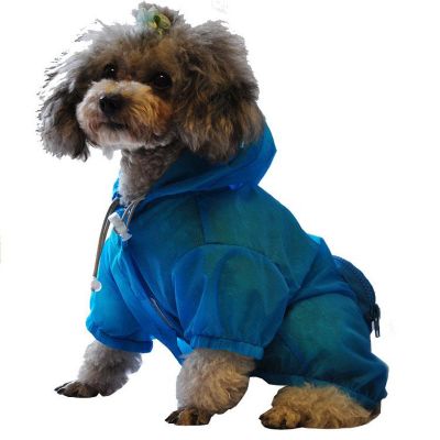 Pet Life Thunder-Paw Ultimate Waterproof Adjustable Travel Dog Raincoat with Hood