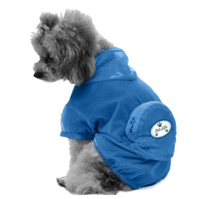 Image showing  Thunder-Paw Ultimate Waterproof Adjustable Travel Dog Raincoat with Hood