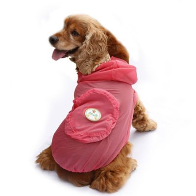 Image showing 1 th Pet Life Thunder-Paw Ultimate Waterproof Adjustable Travel Dog Raincoat with Hood