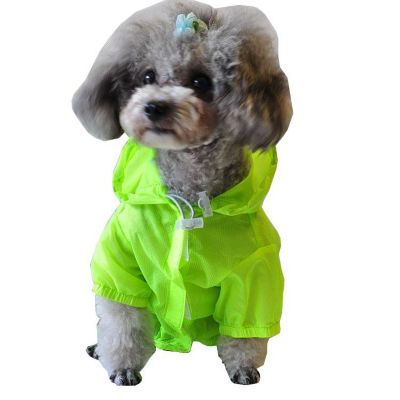Image showing 5 th Pet Life Thunder-Paw Ultimate Waterproof Adjustable Travel Dog Raincoat with Hood