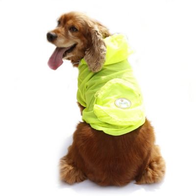 Image showing 6 th Pet Life Thunder-Paw Ultimate Waterproof Adjustable Travel Dog Raincoat with Hood