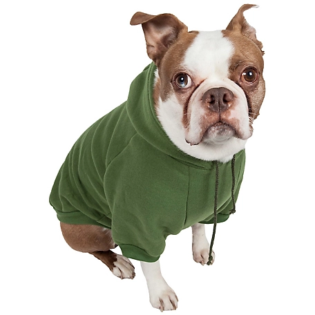 Pet Life American Classic Fashion Plush Cotton Hooded Dog Sweater