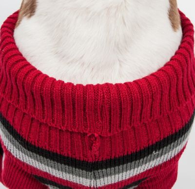 Image showing  Polo-Casual Lounge Designer Cable Knitted Turtleneck Dog Sweater