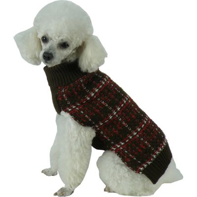 Pet Life Vintage Symphony Static Fashion Knitted Dog Sweater