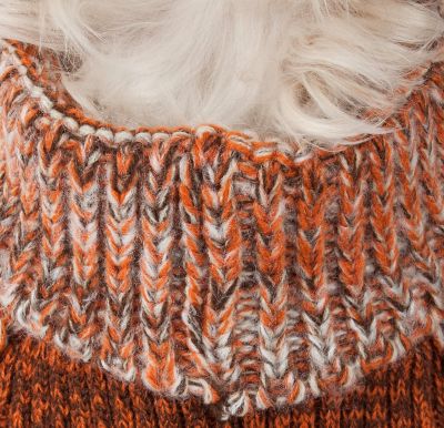 Image showing  Royal Bark Designer Fashion Heavy Cable Knitted Dog Sweater