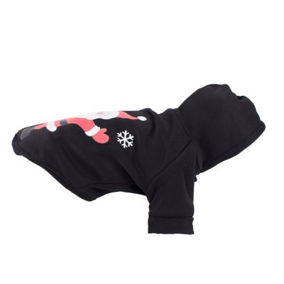 Image showing  LED Lighting Juggling Santa Hooded Dog Costume Sweater