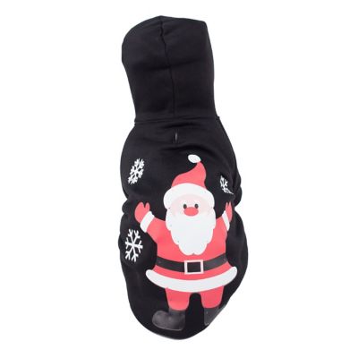 Image showing  LED Lighting Juggling Santa Hooded Dog Costume Sweater
