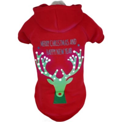 reindeer hooded sweater